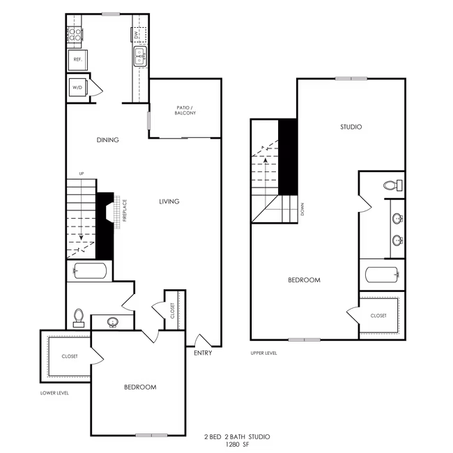 Unit 256 352 floor plan